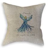 Blue Angel with Friends Are Angels: Dishtowel