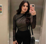 The Silvia Sheer Bodysuit