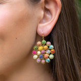 Aasha Beaded Circle Earrings