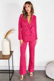 Venti6 Side Zipper Flared Dress Pants