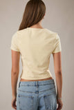 Double Lined Short Sleeve Baby Tee