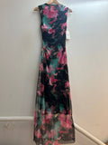 Italian Daydreams Mesh Ruched Long Dress
