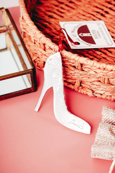 High Heel Christmas Ornament - Shoe Jewelry - Keychain - Princess Gift: Ornament
