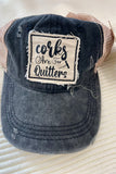 Corks are for Quitters -Vintage Distressed Trucker Hat