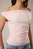 Off the Shoulder Top with Ruching