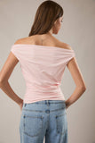 Off the Shoulder Top with Ruching