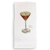 Espresso Martini with Quote: Dishtowel