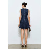 Wren Sleeveless Denim Mini - Indigo
