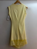 Lace Trimmed Mini Italian Dress