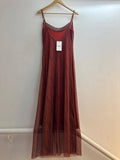 Animal Print Italian Mesh Print Dress
