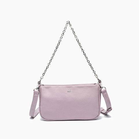 Jolie Pebble Convertible Crossbody Bag - Purple
