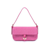 Gloria - Straw Crossbody: Ivory