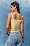 Tank Top with American Flag On Front-Navy