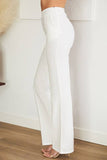Venti6 Side Zipper Flared Dress Pants