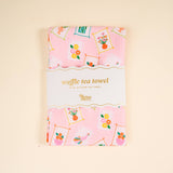 Waffle Tea Towel–It's Mahj Time