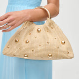 Harper Evening Bag: Natural