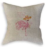 Terrible Idea Flamingo Dishtowel