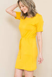 Sara Short Tie Dress - Purple