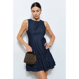 Wren Sleeveless Denim Mini - Indigo