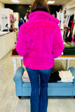 Avec Les Filles Grooved Faux Fur Coat