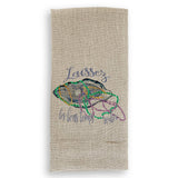Mardi Gras Oyster: Dishtowel