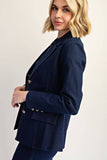 The Becky Denim Blazer - Indigo Denim
