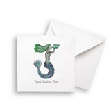 Blue Mermaid Dishtowel