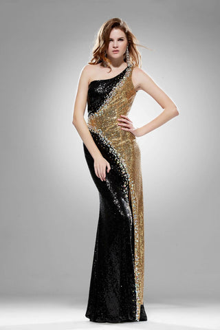 The Saint Sequined Bedazzled Gown