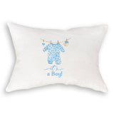 Baby Boy Clothing with “It's a Boy” Dishtowel
