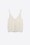 The Q2 Knit Buttoned Crop Top