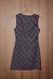 Peyton Plaid Polka Dot Mini Dress