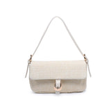 Gloria - Straw Crossbody: Ivory