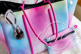 Neoprene Beach Bag - Pastel Watercolor RTS