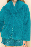 Sarah Jessica Minky Fur Jacket
