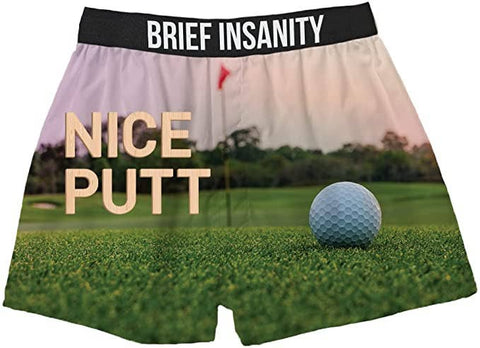 Nice Putt Golf Theme Boxer