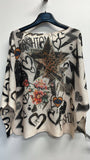 Fashion Star Italian Printed Sweater
