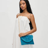 Aegean Straw Clutch