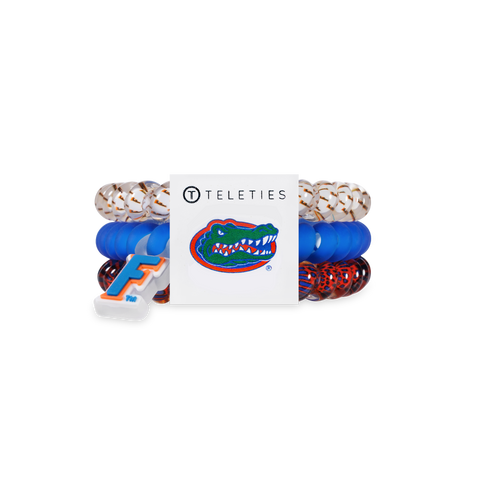 Spiral Hair Coils | Small | Go Gators! Hair Ties