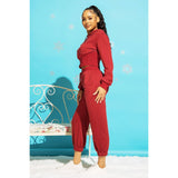 Cropped French Terry Jogger Sweatpants