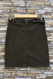 Italian Corduroy Skirt w/ Belt