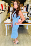 Q2 Maxi Crochet Knit Dress