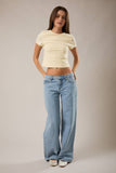 Double Lined Short Sleeve Baby Tee