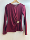 Italian Embellished Long Sleeved Top