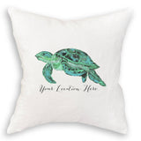 Blue Sea Turtle with Location: Dishtowel - Pensacola Beach