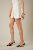 Sunday High Waist Slit Scuba Skort