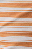 Off-Shoulder Striped Knot Top