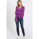 90’s Destroyed V-Neck Sweater