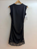 Lace Trimmed Mini Italian Dress