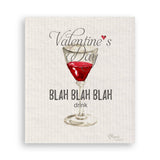 Valentines Day Blah Blah Blah: Dishtowel