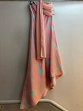The Tuscany Italian Satin Dress with Scarf